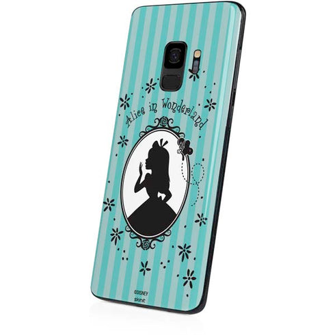 Disney Alice in Wonderland (animated) Silhouette in the Mirror Galaxy S9 Skin